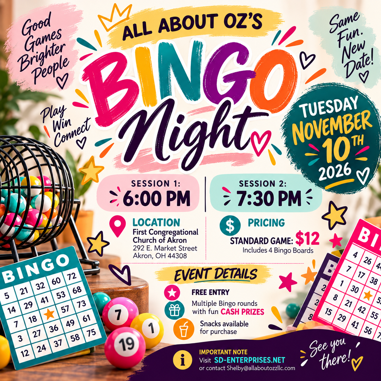 BINGO Nov 2026